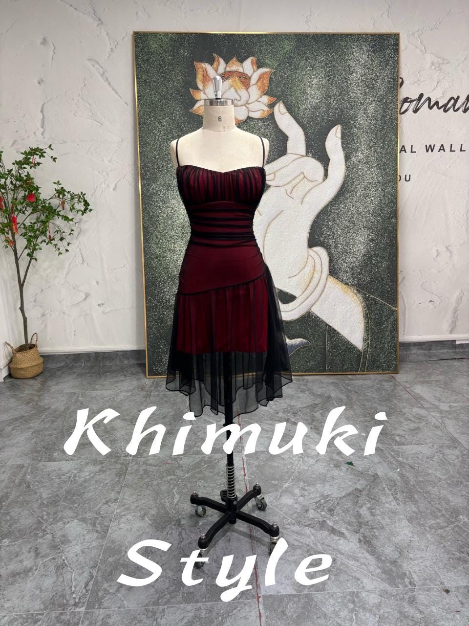 Spaghetti Strap  Homecoming Dress