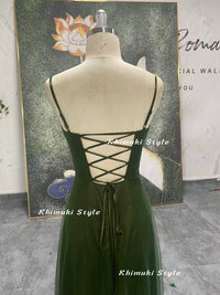 2000S green prom gown