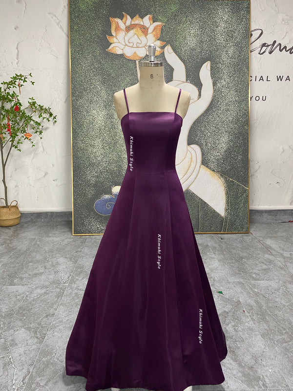 purple prom dress