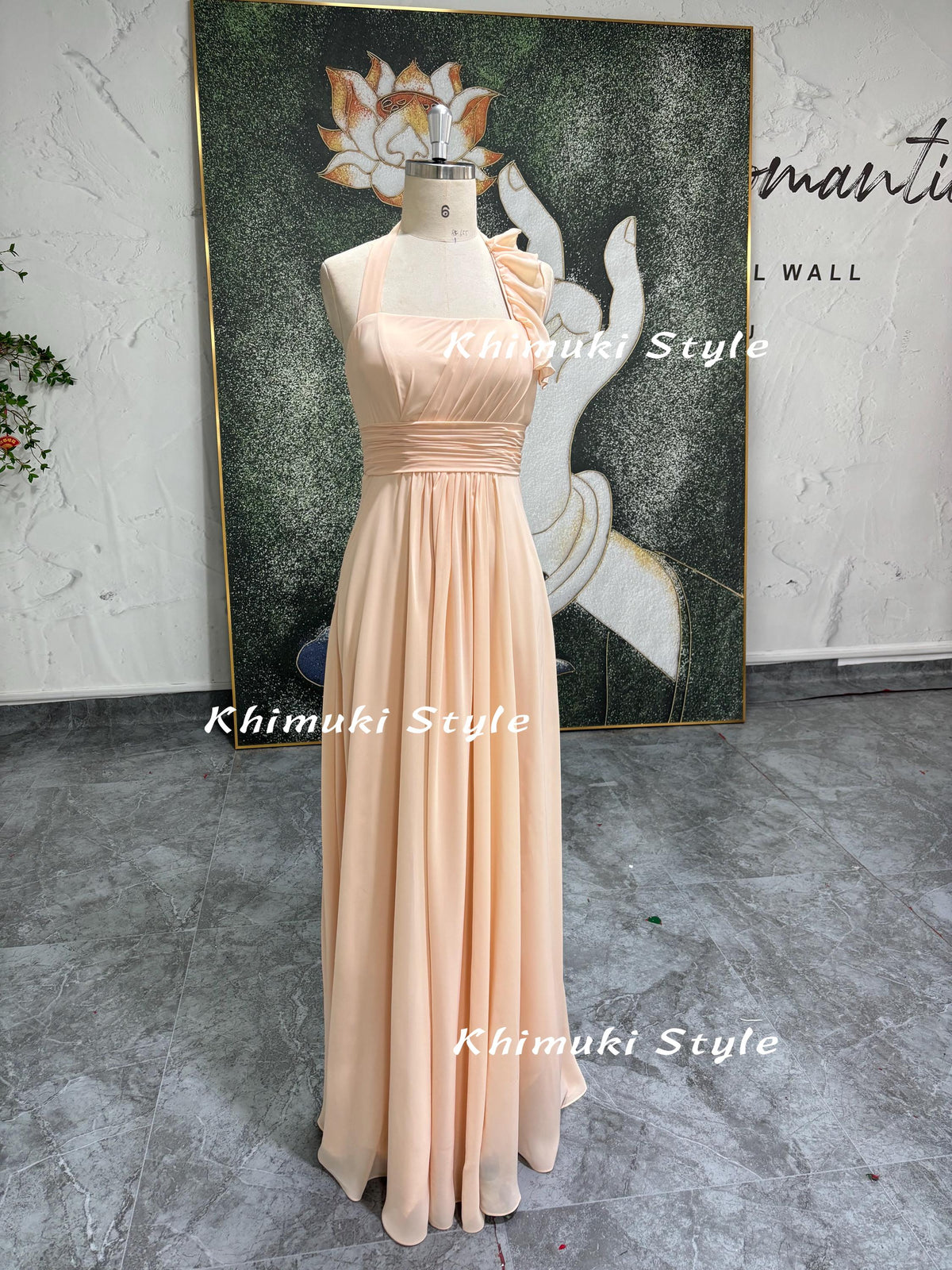90S Vintage Blush Party Dress