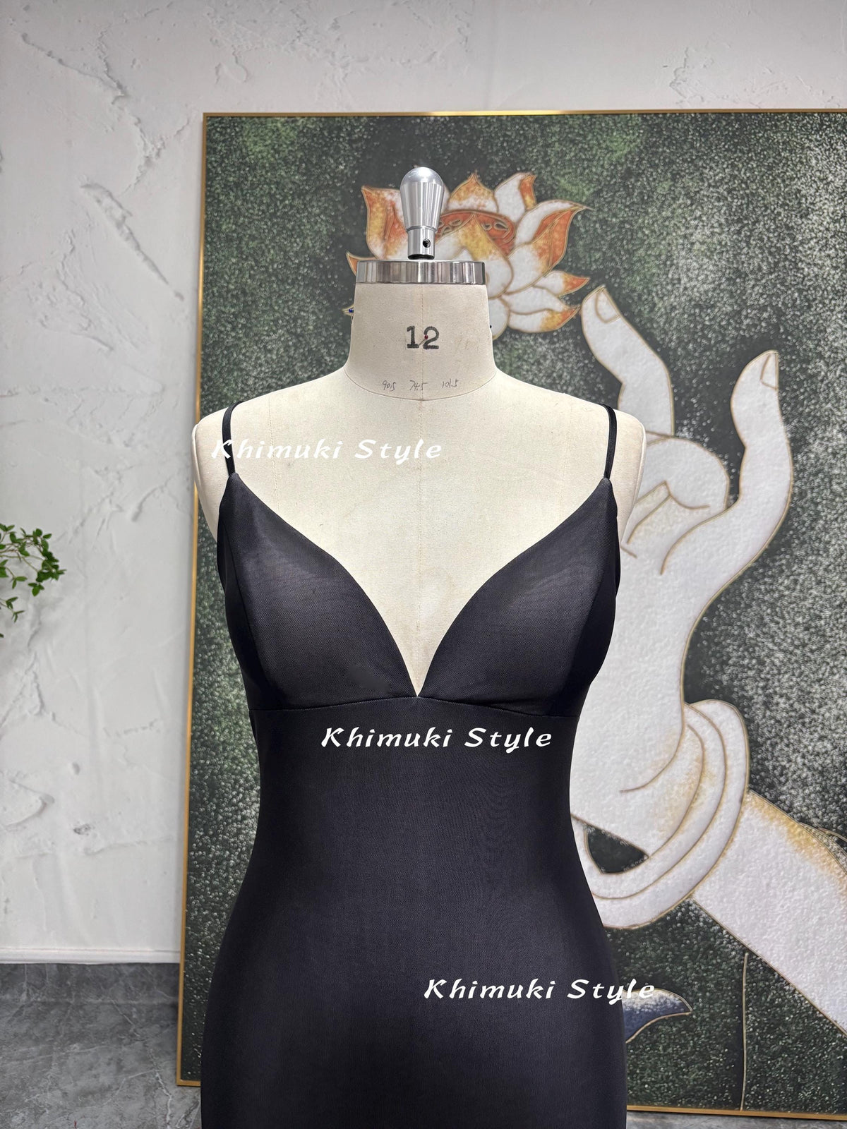 90S Vintage V-neck Party Dress 