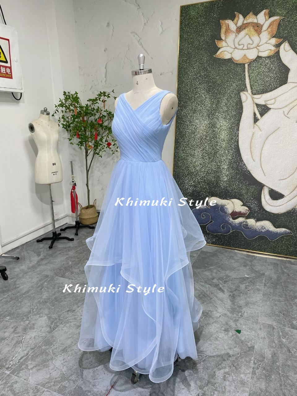Blue Sparkle Prom Dress
