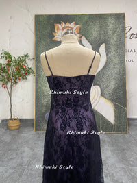 Black Lace prom dresses