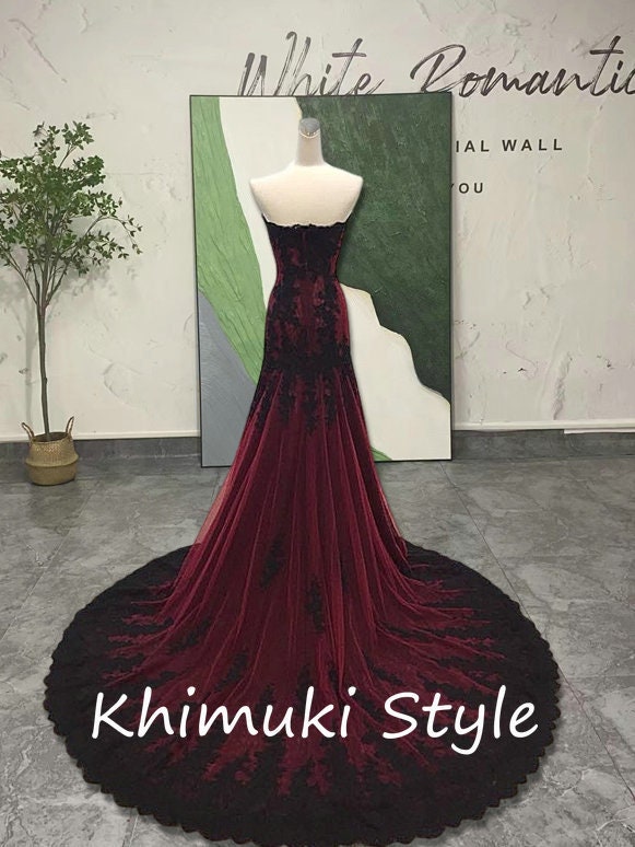 floral lace bridal dress