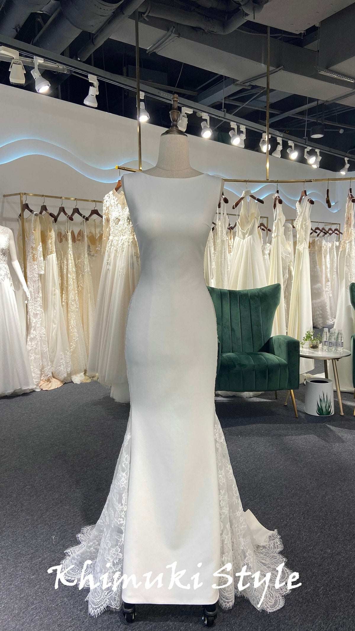 floral lace wedding dress