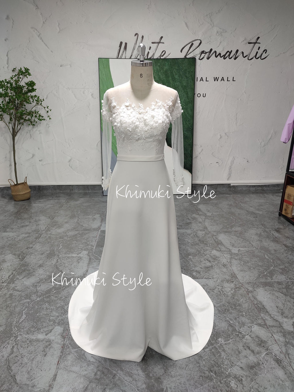 Boho Style  Wedding Dress