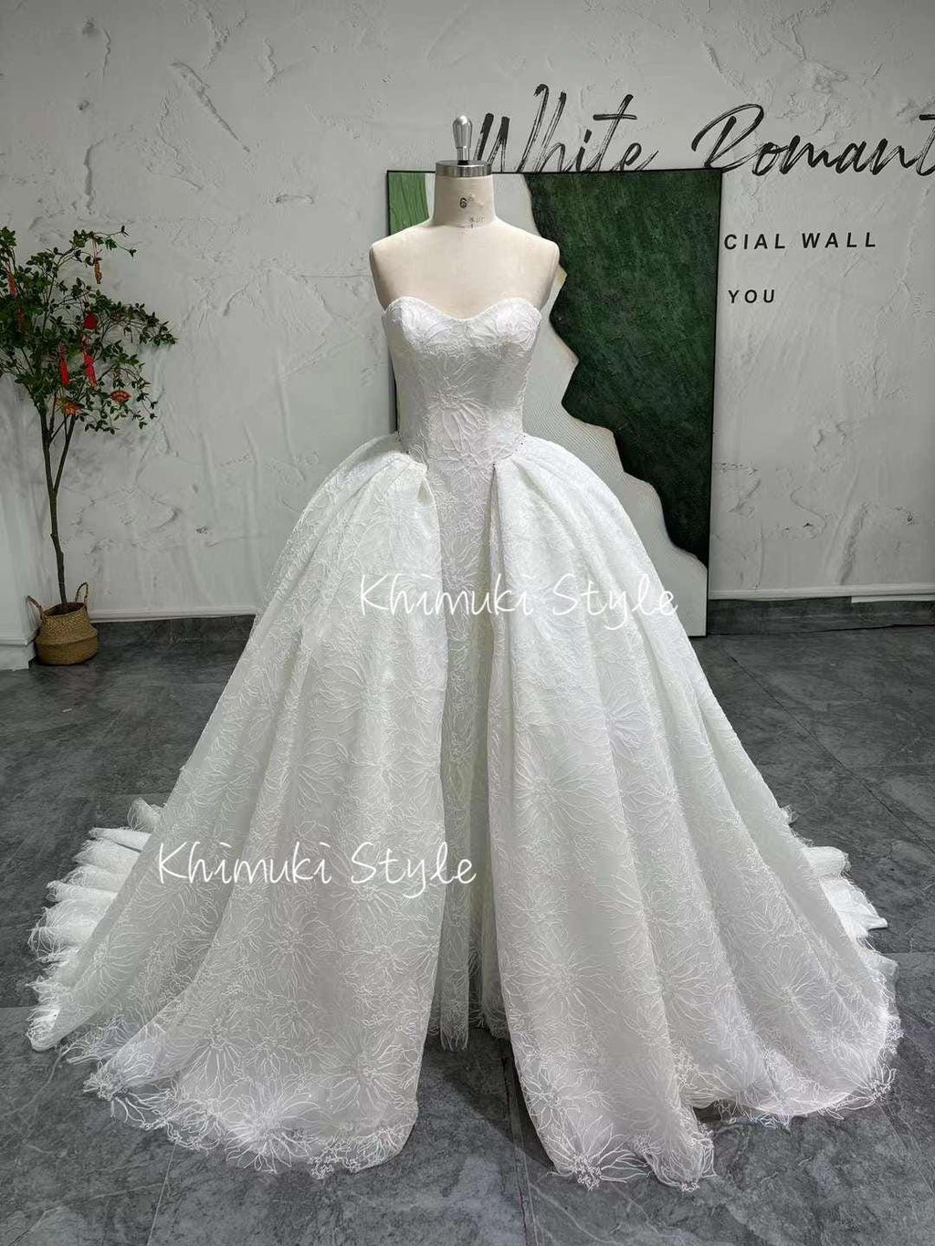 Two Pieces Bridal Dress