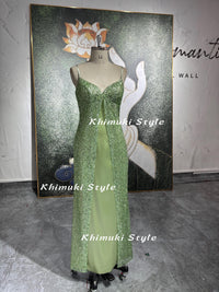 90s slit party dress