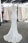 Crepe Wedding Dress