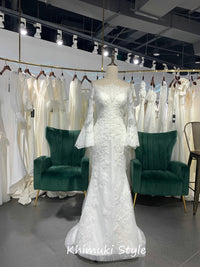 Off Shoulder Wedding Dress