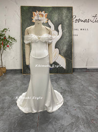 Fit and flare wedding dress