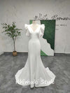 Half Sleeve Wedding Dress
