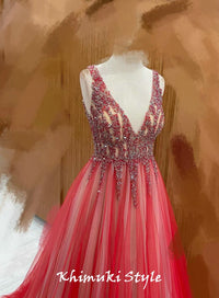 Red Ball Gown