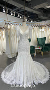 ivory lace wedding dress
