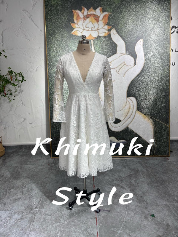 Long Sleeve Lace Wedding Dress