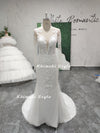 long sleeve lace bridal dress