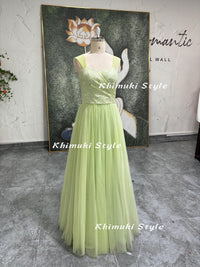 Long Style Pregnant Formal Bridesmaid Dress