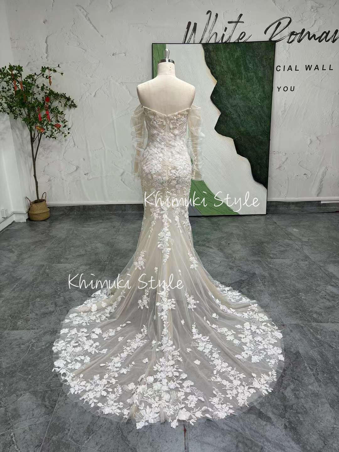 Floral Lace Wedding Dress