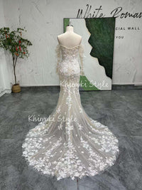Floral Lace Wedding Dress