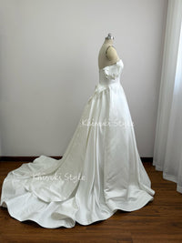 Long Train Wedding Dress