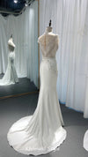 long train bridal dress