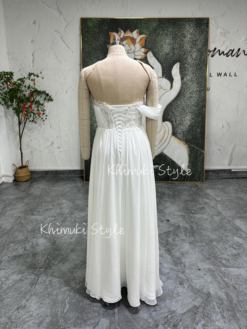 maxi bridal dress