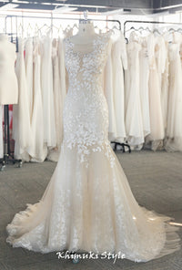 French lace wedding dress