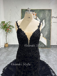  Mermaid Spaghetti Straps Wedding Dress