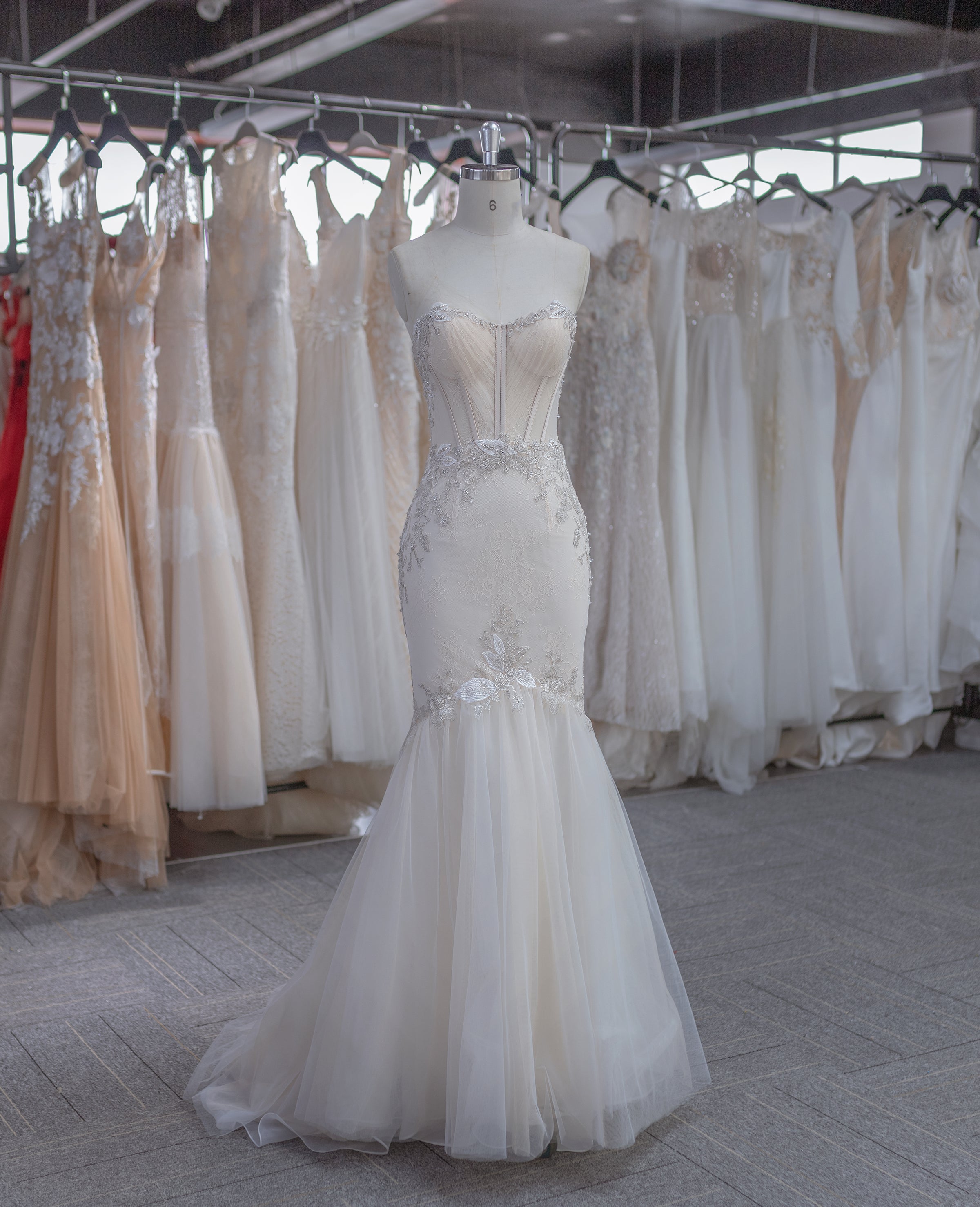 Mermaid Sweetheart Wedding Dress from KhimukiStyle