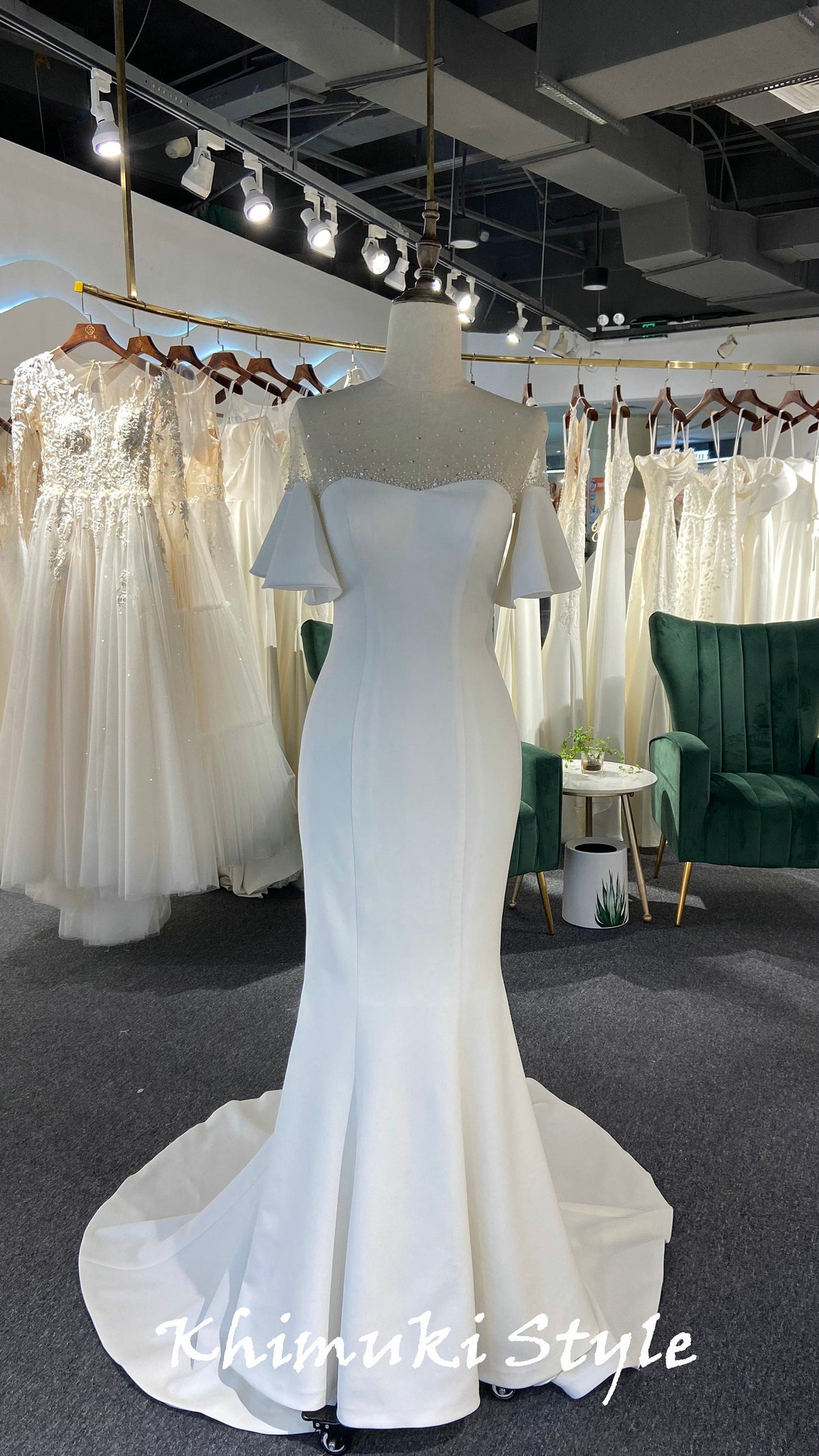 Fit and Flare Boho Wedding Dress