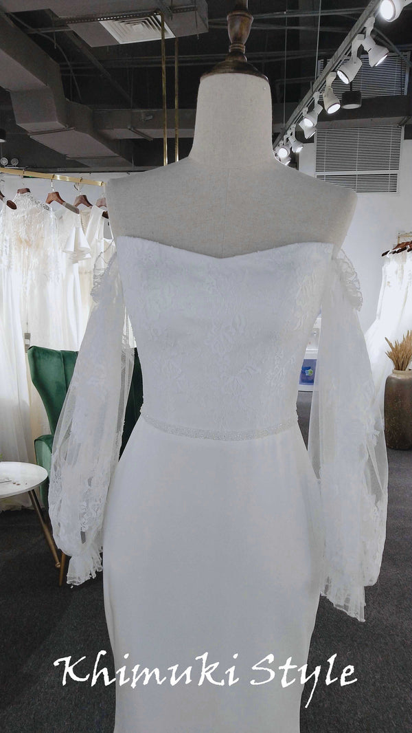 Boho Sleeve Wedding Dress