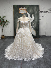 Off Shoulder Wedding Dress 