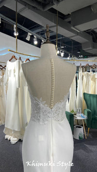 sexy summer lace bridal dress