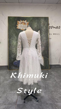 Informal Boho Wedding Dress