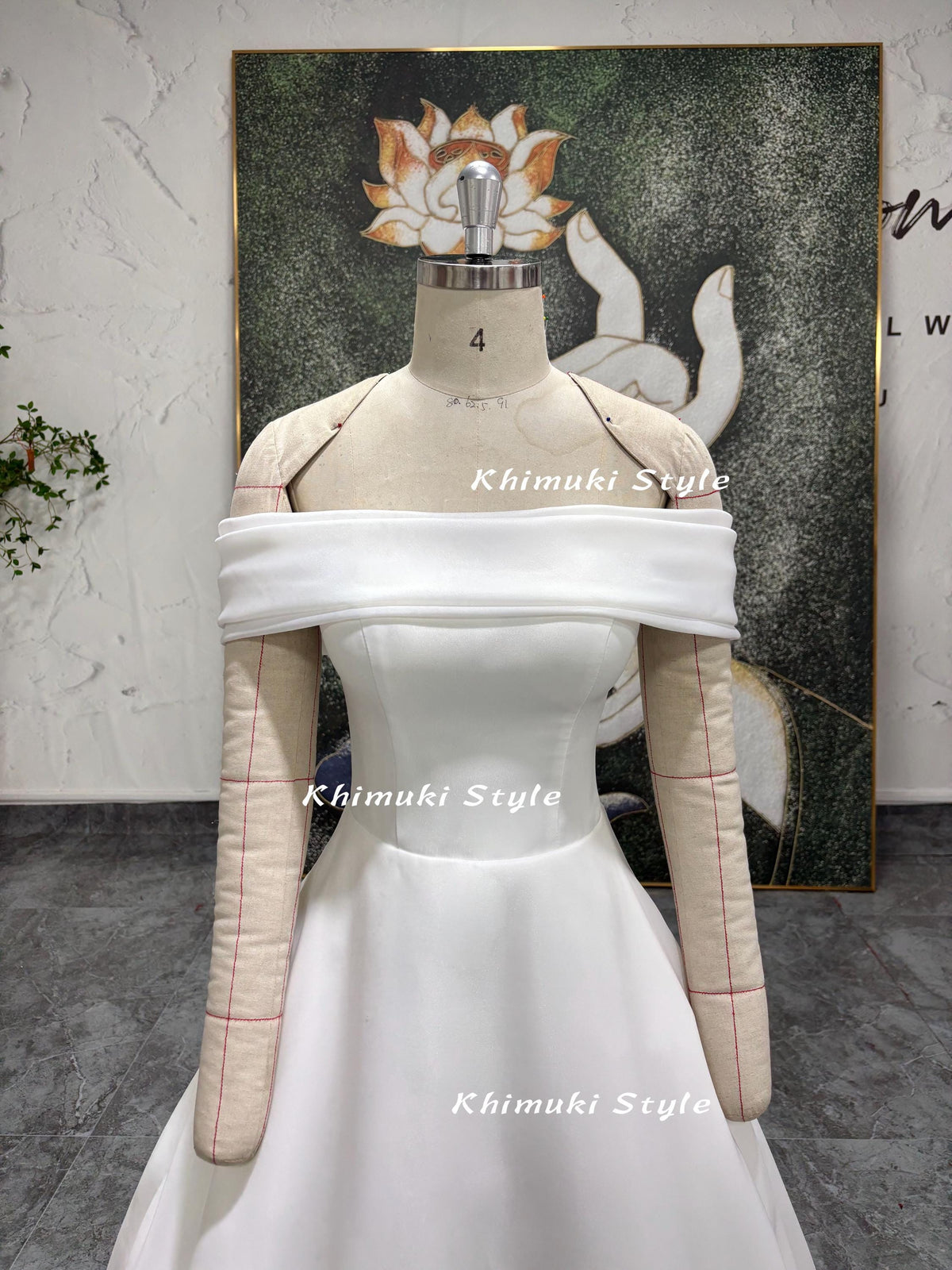 White Organza  Wedding Dress