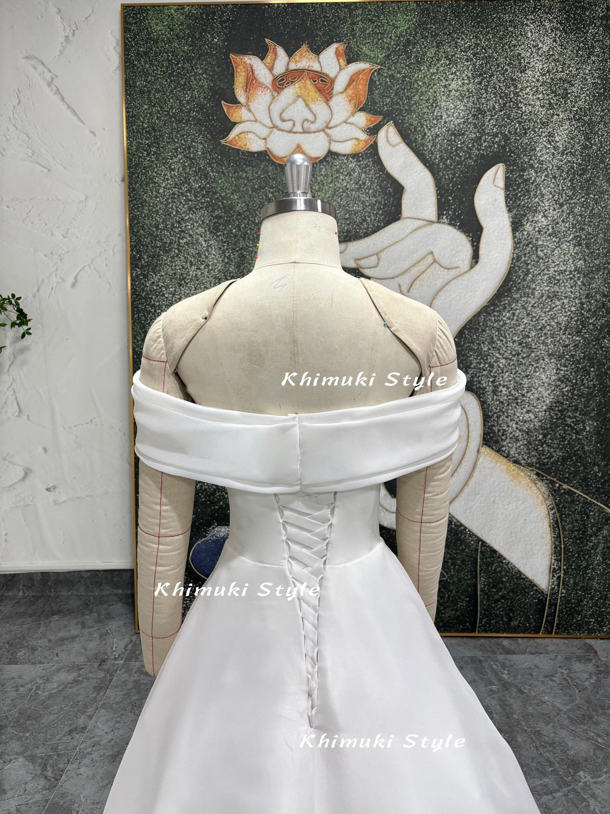 Off the Shoulder Wedding Dress 