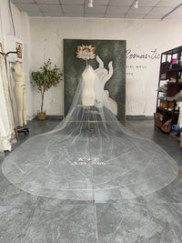 Custom Wedding Veil with Wedding Date