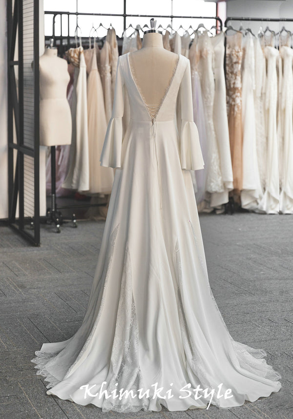 Maxi lace wedding dresses