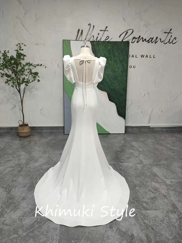 mermaid vintage Bridal dress