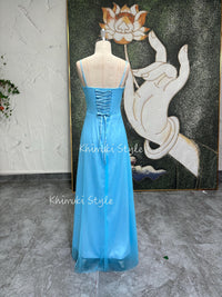 Maxi Sheath prom dress