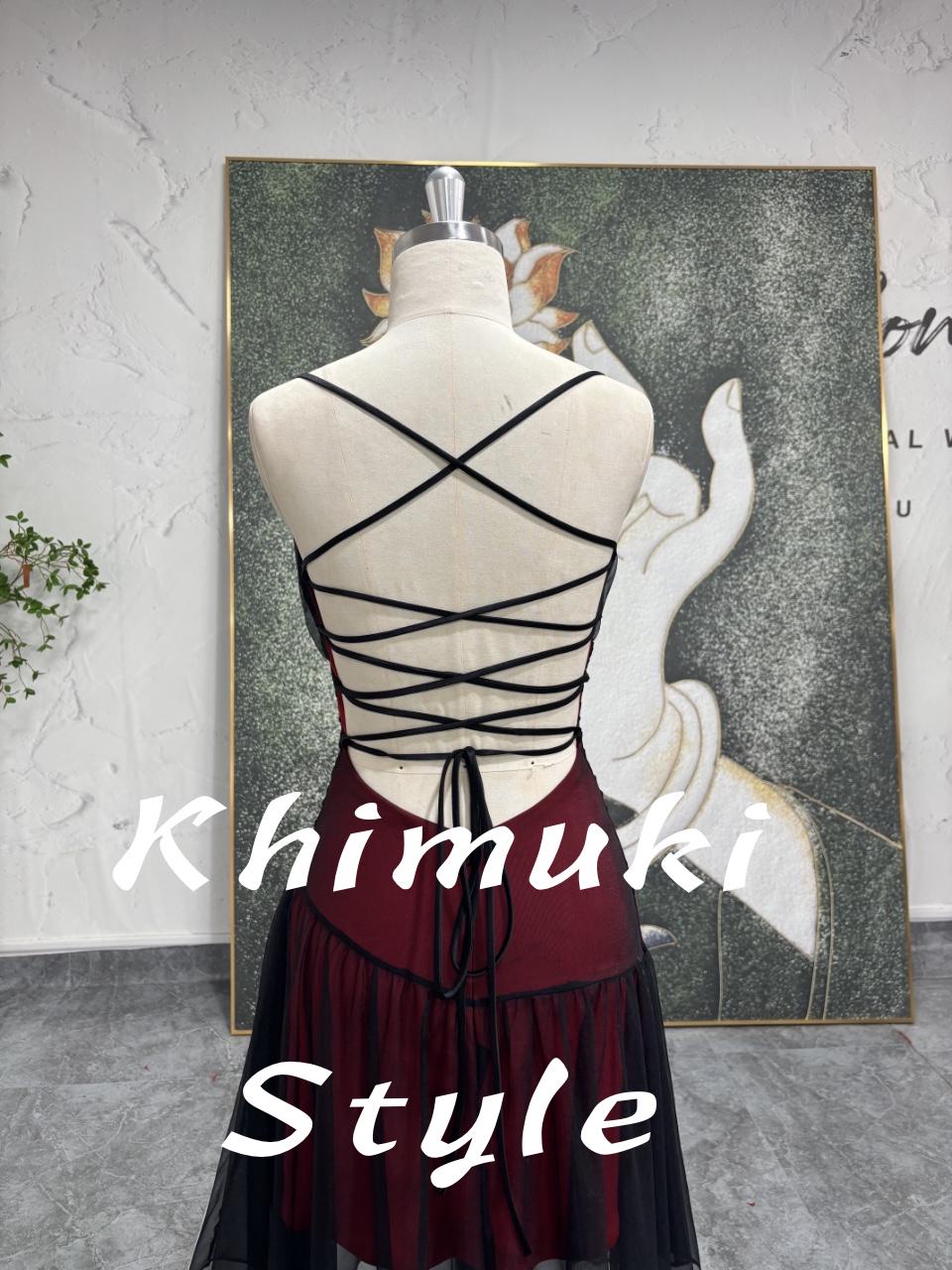 Vintage Red and Black Short Homecoming Dress