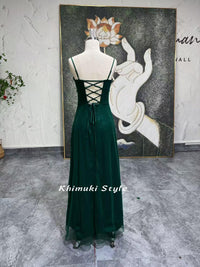  Spaghetti Strap Prom Dress