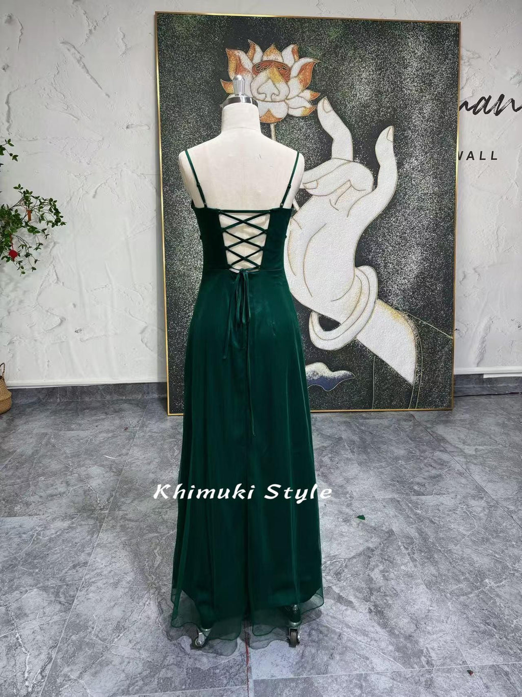  Spaghetti Strap Prom Dress