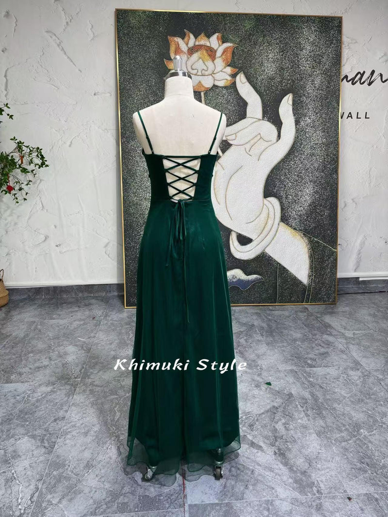  Spaghetti Strap Prom Dress