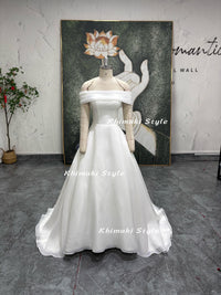 Off Shoulder Wedding Dress 