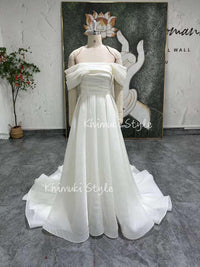 white wedding dress