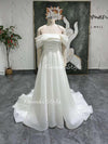 white wedding dress
