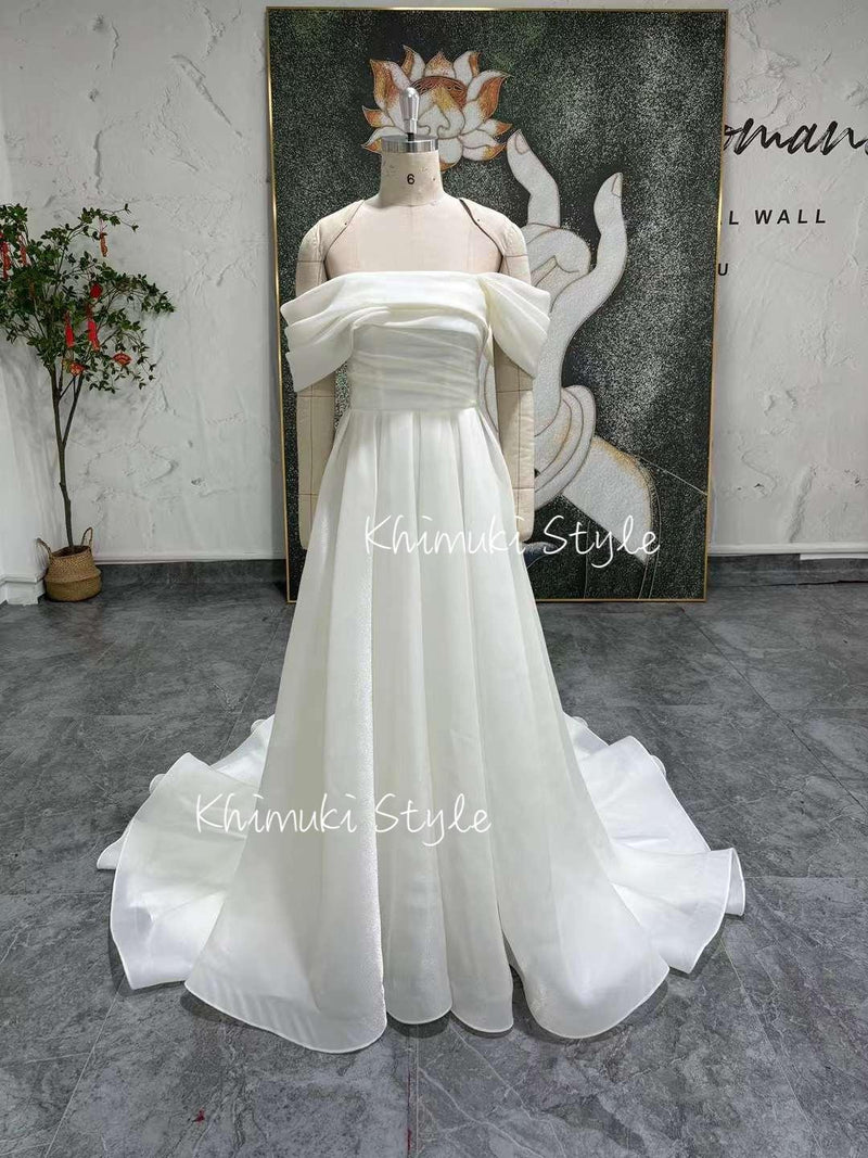 white wedding dress