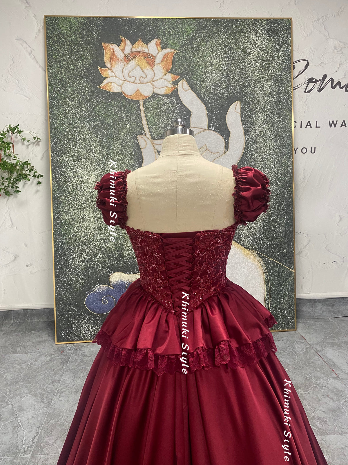 ball gown cap sleeve prom dress