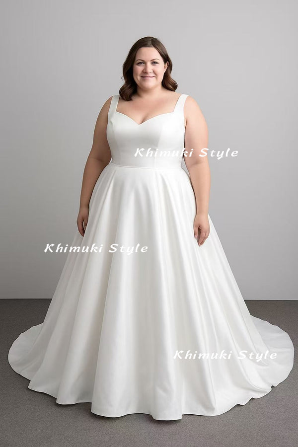 ball gown plus size wedding dress